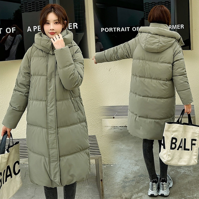 Long Over The Knee Thickened Hooded Jacket Limorista