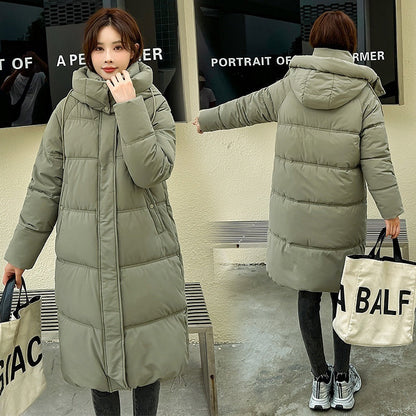 Long Over The Knee Thickened Hooded Jacket Limorista