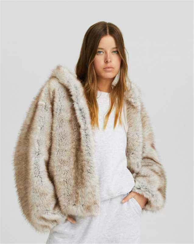 European And American Warm Artificial Fur Coat Limorista