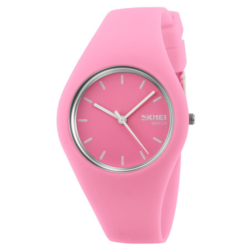 Fashion Simple Jelly Color Couple Waterproof Watch Limorista