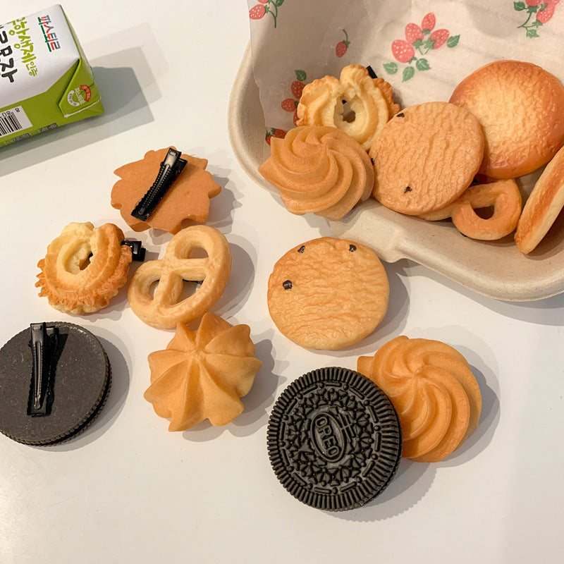Biscuit Side Clip Hairpin Interesting And Funny Limorista