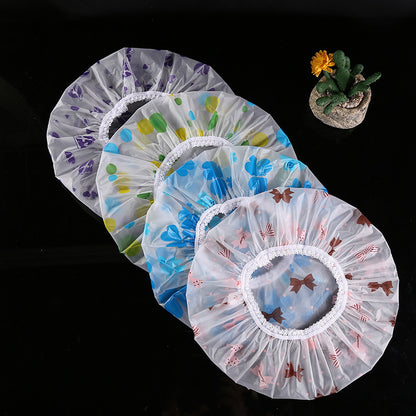 Thicken Waterproof Printed Lace Enlarged Shower Limorista