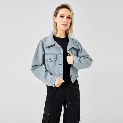 The Raw Edge Design Is Retro And Loose With A Soft Denim Jacket Limorista