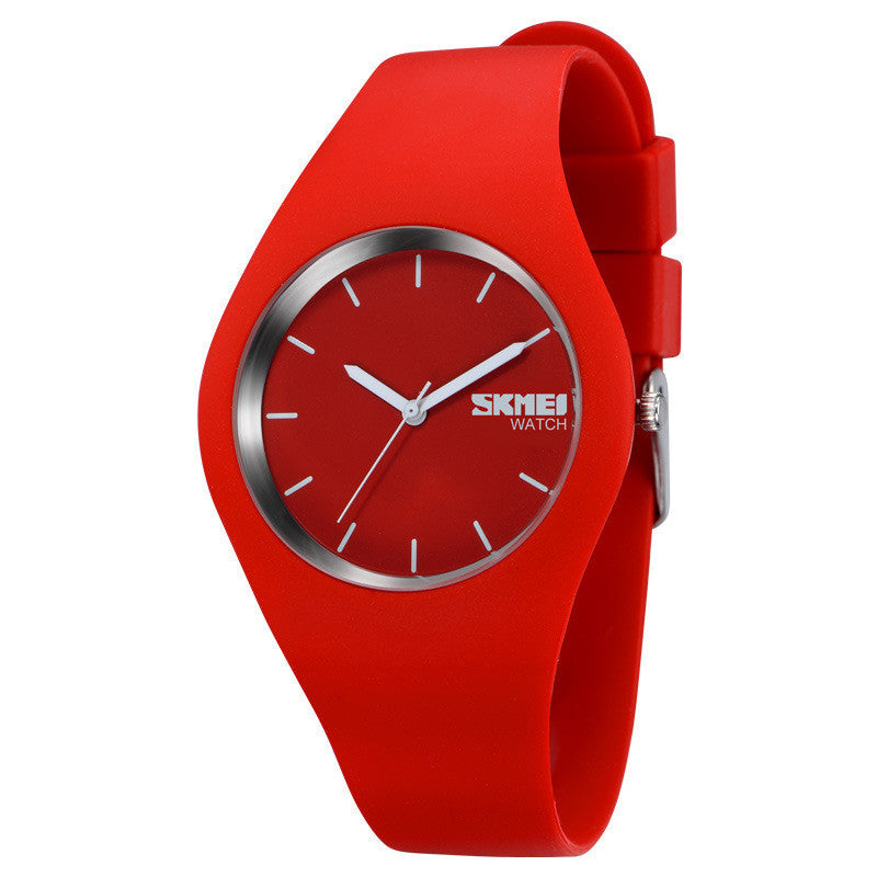 Fashion Simple Jelly Color Couple Waterproof Watch Limorista