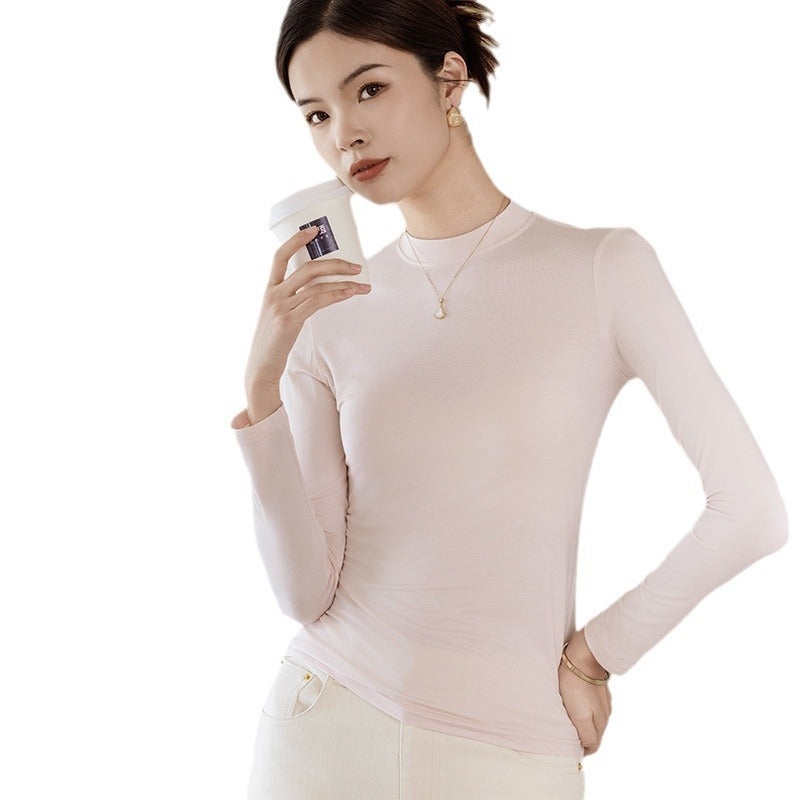 Turtleneck Bottoming Shirt Women&