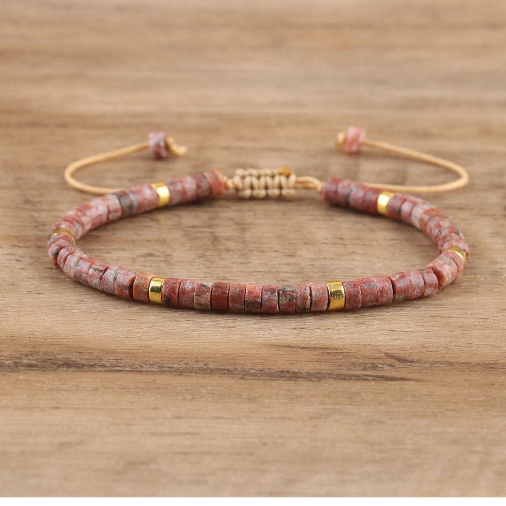Spacer Beads Beaded Weave Bracelet Women&