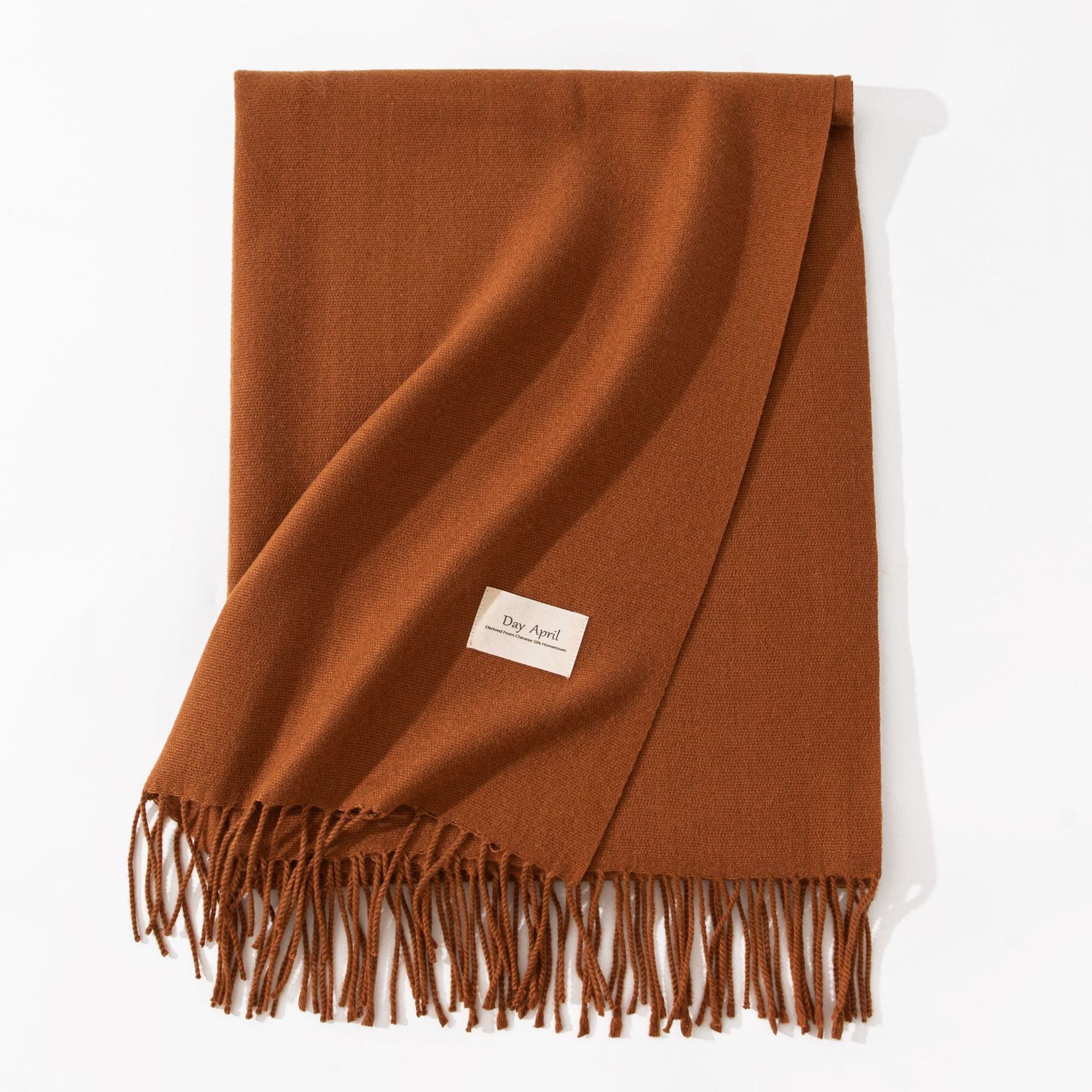 Pure Color Artificial Cashmere Scarf Women&