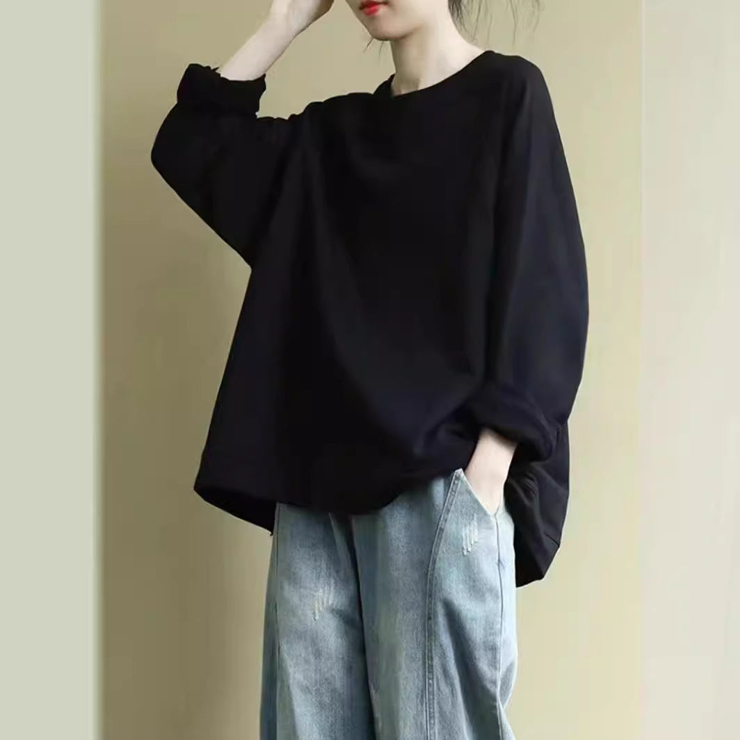 Casual Loose-fitting Plus Size Pullover Women Limorista