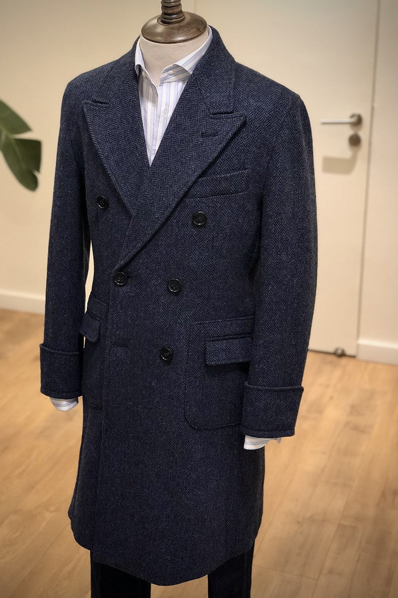 Polo Double Breasted Slim Vintage Tweed Men&
