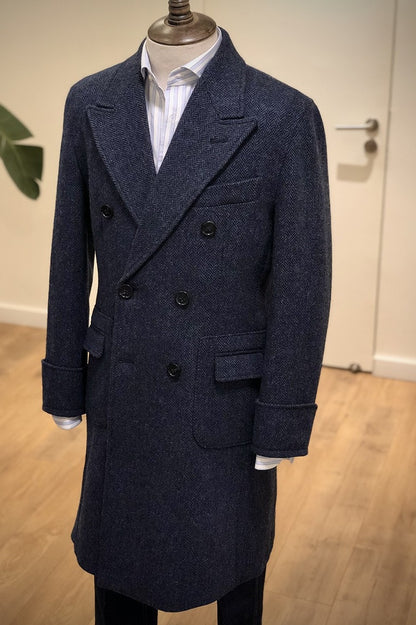 Polo Double Breasted Slim Vintage Tweed Men&