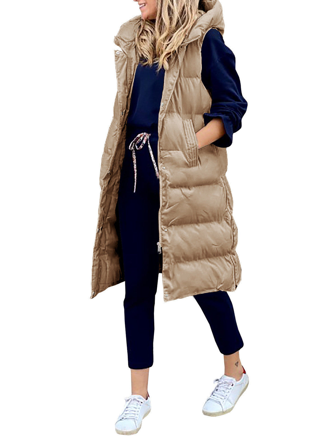 Loose Casual Fashion Single-breasted Sleeveless Jacket Limorista