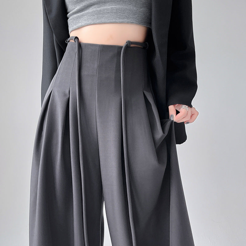 High Waist Drooping Loose Loose Trousers Casual Pants Limorista