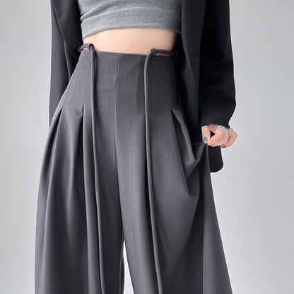 High Waist Drooping Loose Loose Trousers Casual Pants Limorista