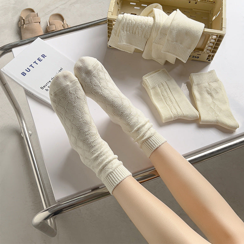 White Socks Women&