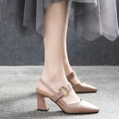 New Spring And Summer Thick High Heel Women&