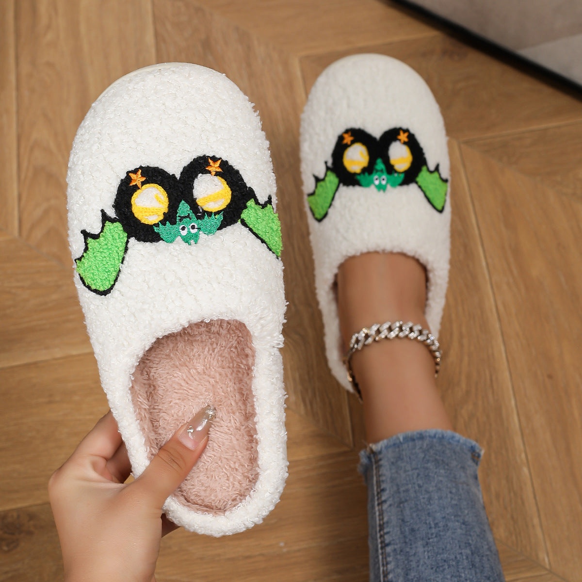 Halloween Warm Indoor Non Slip Cotton Slippers Limorista