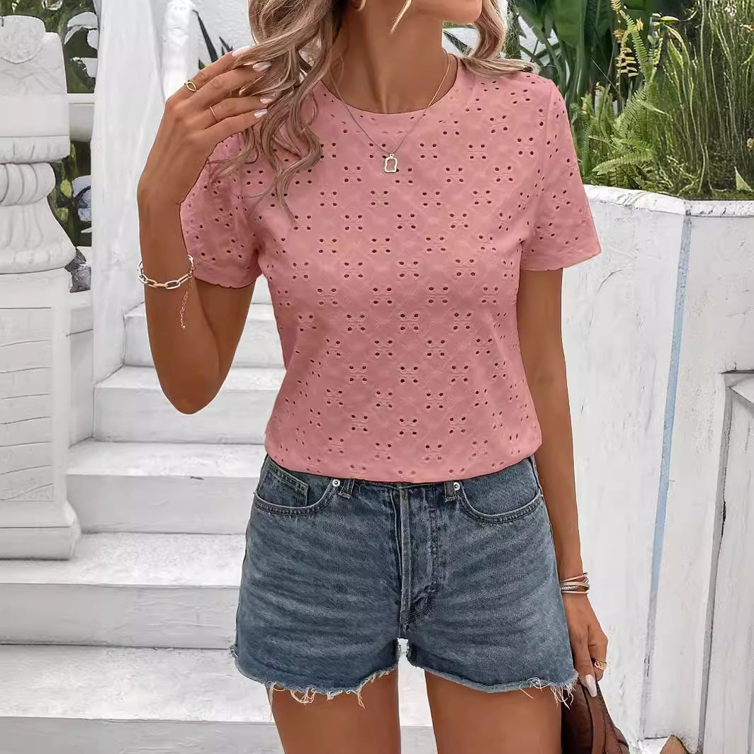 Hollow Jacquard Women&