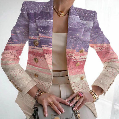 Coat Printed Cardigan Women&