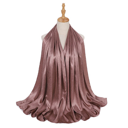 New Silk-like Silky Satin Scarf Limorista