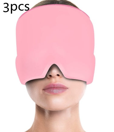 Ice Compress Headache Eye Mask Hat Relief For Migraines, Stress, And Tension Massage Tool Limorista