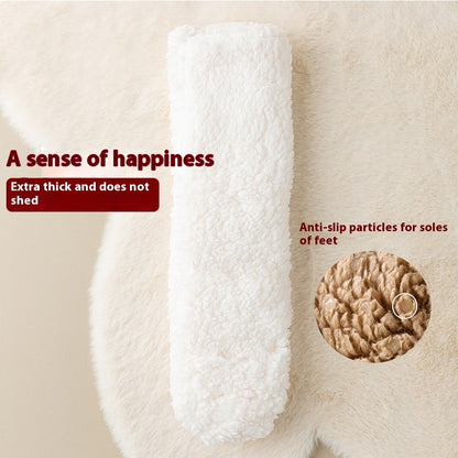 Winter Floor Socks Velvet Thicken Warm Coral Velvet Cute Socks Japanese-style Home Footwear Non-slip Socks New Year Gifts Winter Gadgets Limorista