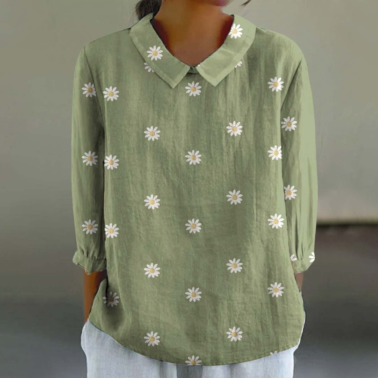 Creative Retro Chinese Style Floral Print Shirt Limorista