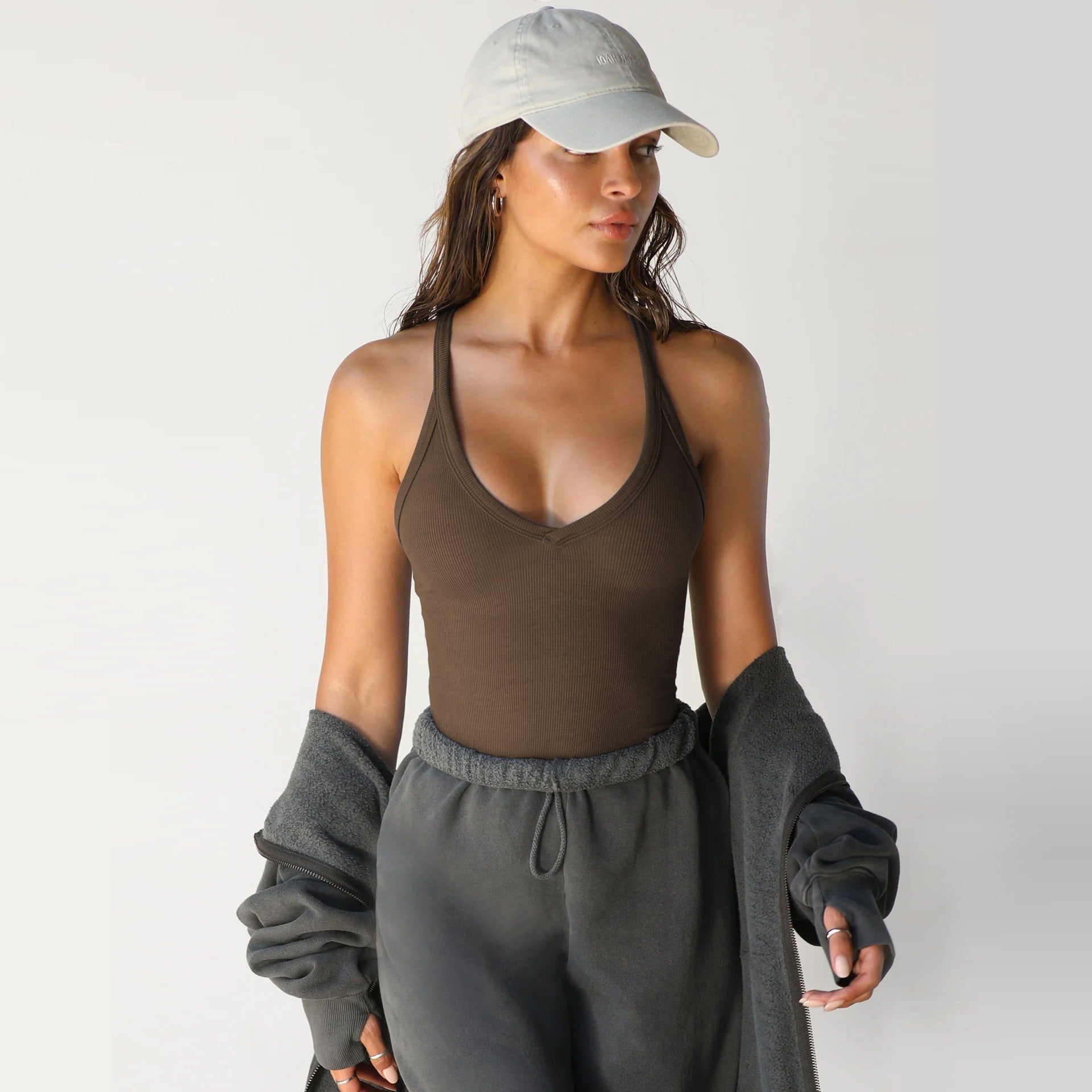 Knitted Vest European And American Women&