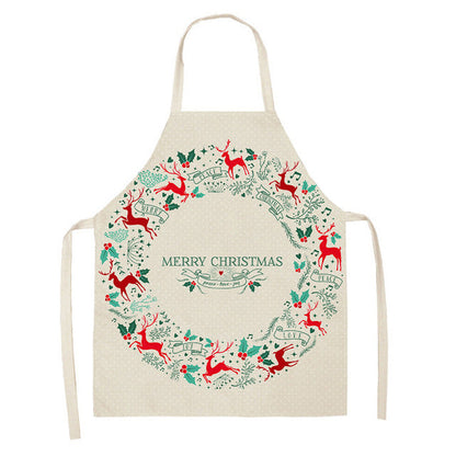Christmas Series Cotton And Linen Apron Limorista