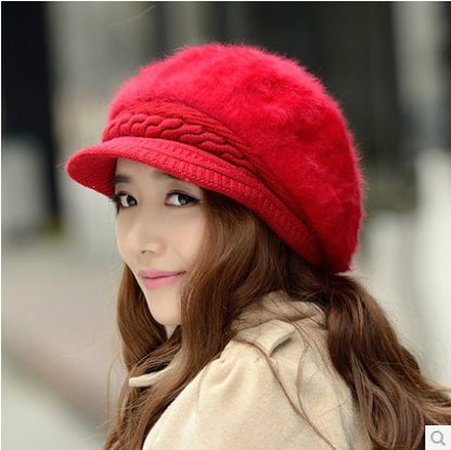 Ladies winter knitted beret Limorista