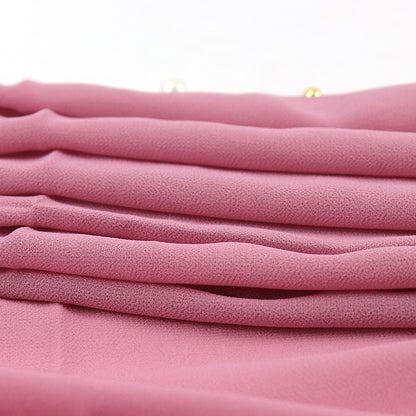 Chiffon nail pearl scarf hijab Limorista