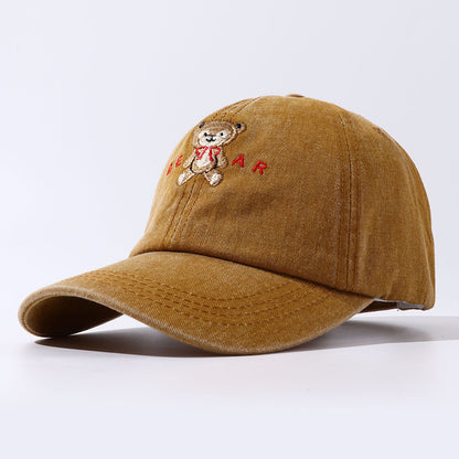 Women Cartoon Teddy Bear Embroidery Dad Hats Limorista