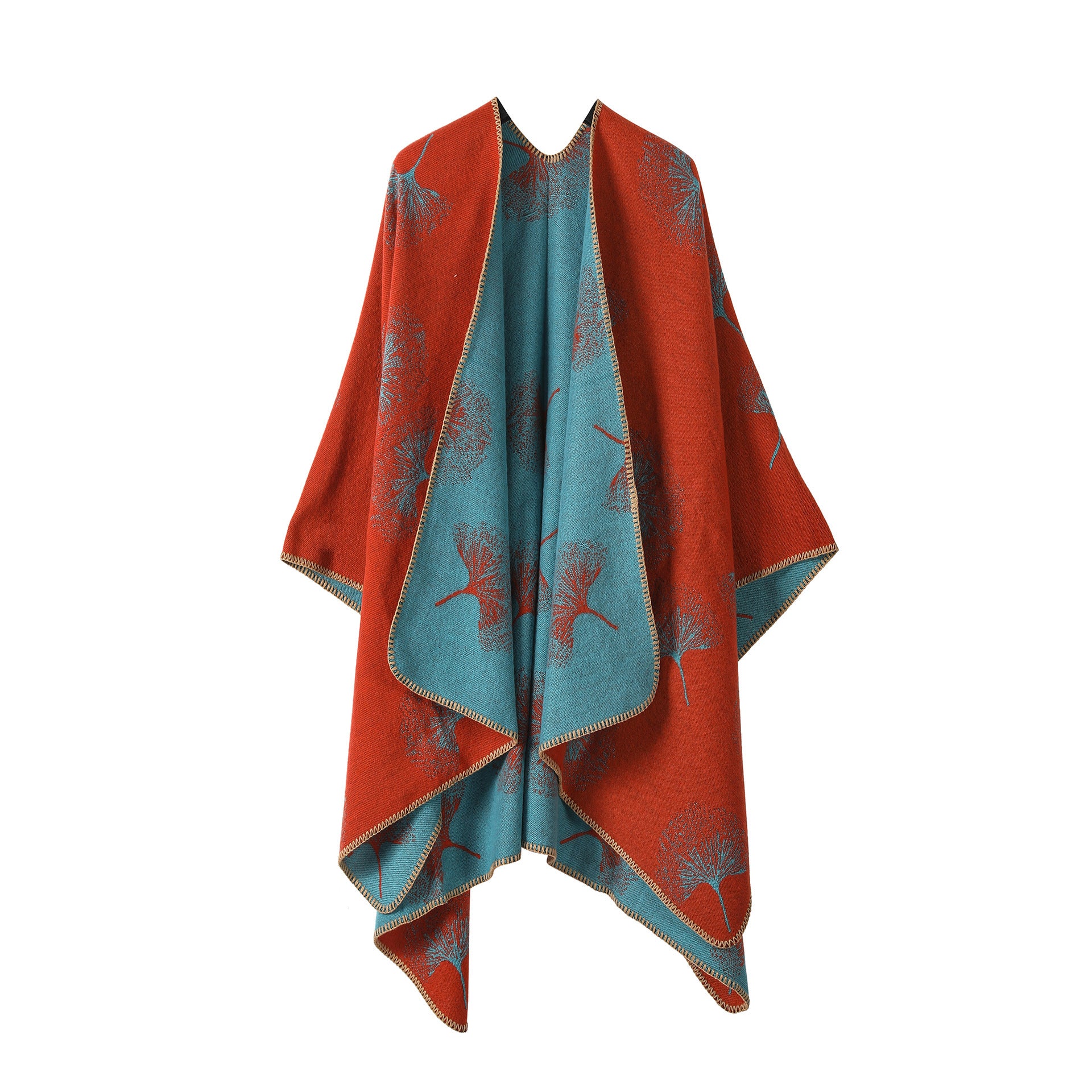 Ginkgo Leaf Shawl Summer High Sense Limorista