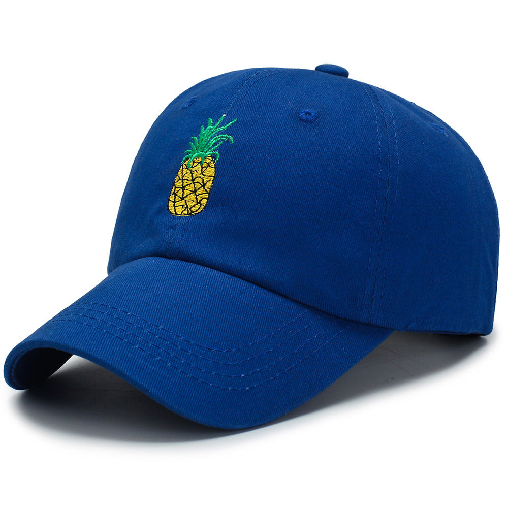 Fashion Unisex Pineapple Print Baseball Cap Snapback Adjustable Hip Hop Flat Hat Limorista