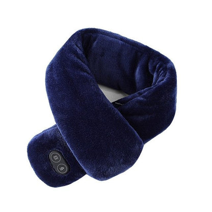 Women Men Soft Temperature Control Pain Relief Cervical Massage Shoulder Neck Wrap USB Heated Scarf Shawl Washable Winter Warm Limorista