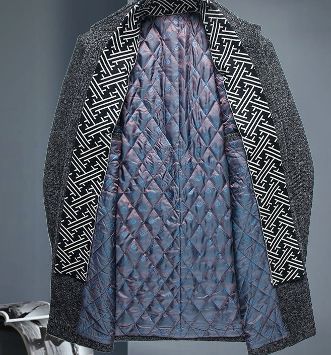 Winter wool thickened windbreaker man Limorista