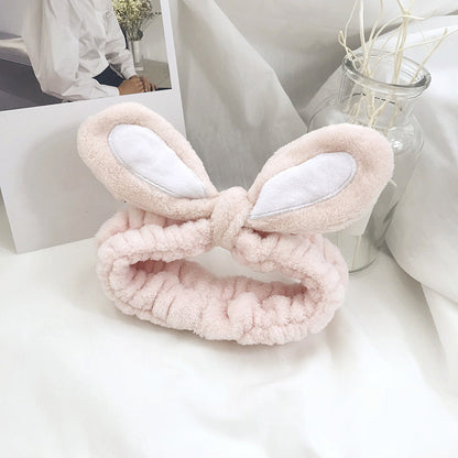 Rabbit Ear Washing Makeup Headband Limorista