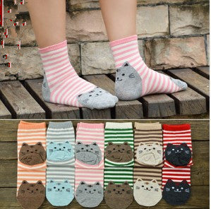 Autumn Korean cartoon socks ladies cotton socks socks wholesale in tubefun factory wholesale Limorista