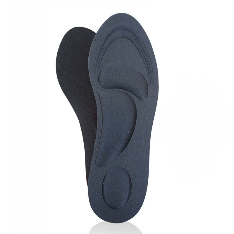 Soft Insole High Heel Shoe Pad Men Women 4D Sport Sponge Pain Relief Insert Cushion Pad Shoe Insoles 1Pair Limorista