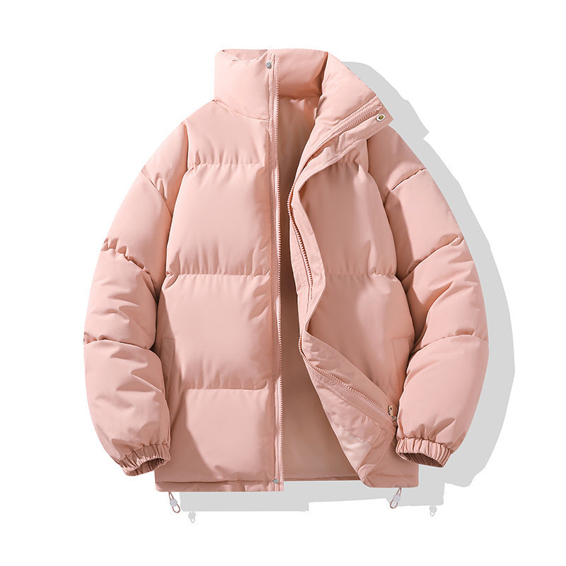 Cotton-padded Coat Stand Collar Cotton-padded Jacket Couple Wear Warm Limorista