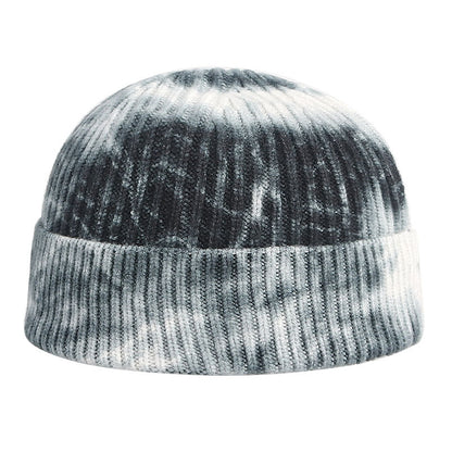 Tie-dye printed knitted hat Limorista