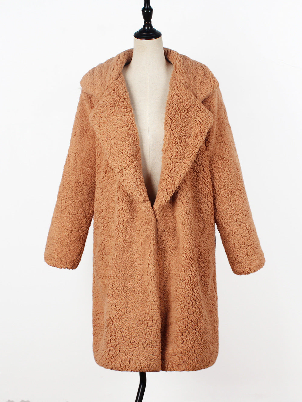 Autumn and winter ladies suit collar faux fur jacket Limorista