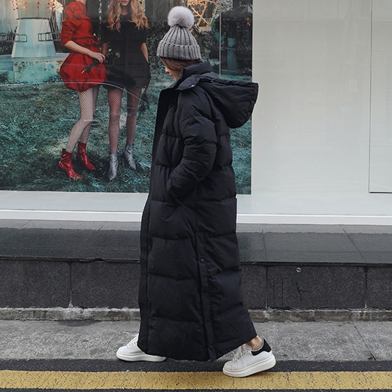Winter Long Coat Warm Hooded Thickened Parka Jackaet For Women Clothing Limorista