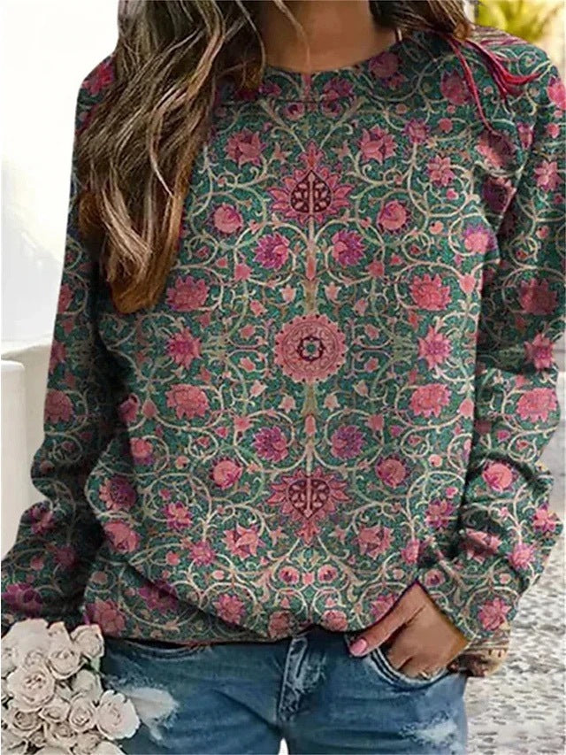 Floral Flower Fashion Women&