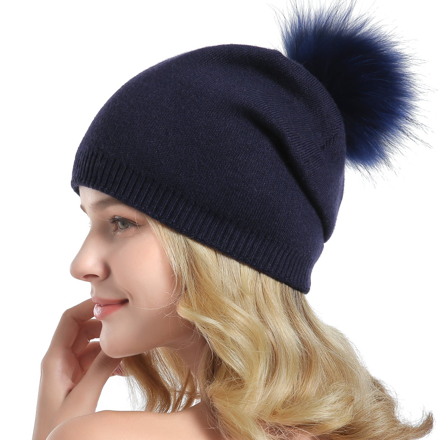 Fur Pompom Hats Limorista