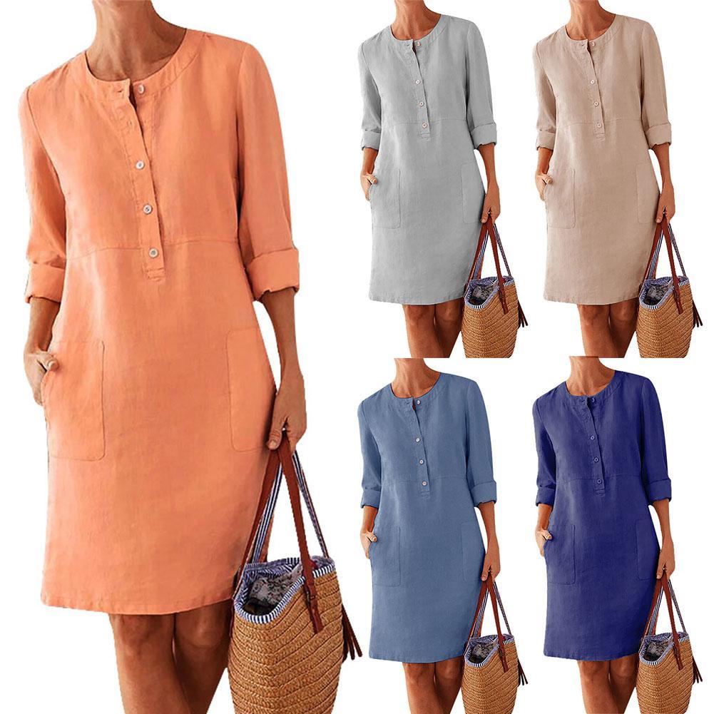 Women Clothing Dress Streetwear Ethnic Style Long Sleeve Dress Limorista