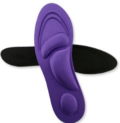 Soft Insole High Heel Shoe Pad Men Women 4D Sport Sponge Pain Relief Insert Cushion Pad Shoe Insoles 1Pair Limorista