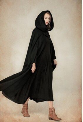 Four-color hooded tie shawl Limorista