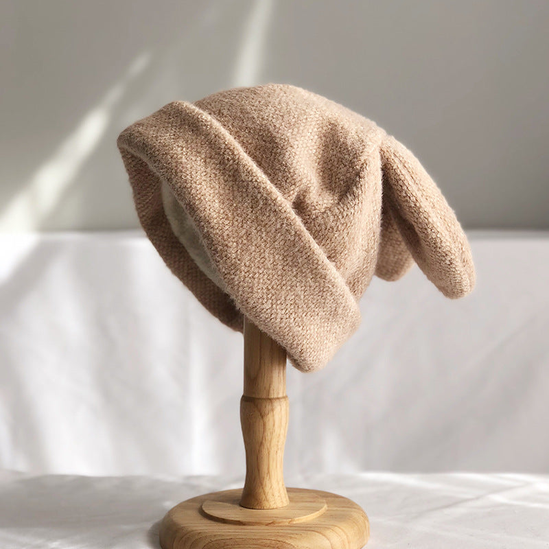 Knit Confinement Hat Warm Korean Cute Japanese Cold Hat Limorista
