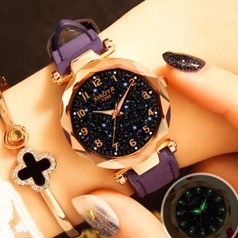Mode Frauen Uhren Beste Verkaufen Star Sky Zifferblatt Uhr Luxus Rose Gold frauen Armband Quarz Handgelenk Uhren Neue dropshipping Limorista