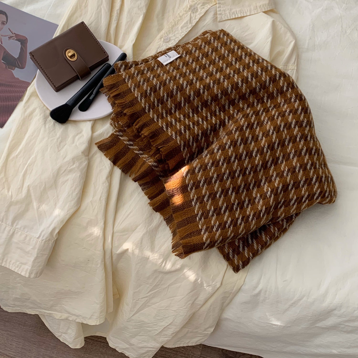 Korean Version Of All-match Student Shawl Warm Scarf Men Trendy Limorista